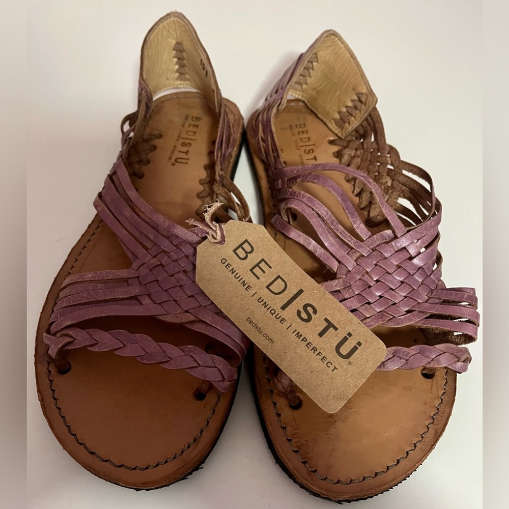 NWT BEDSTU Hand-woven Sandals - Size 10